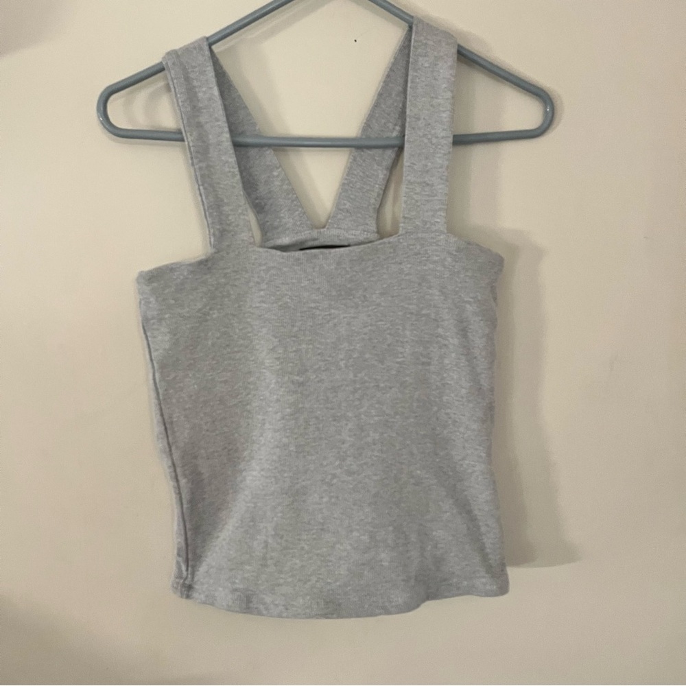 Chic Gray Women's Tank Top